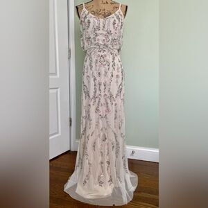 Adrianna Papell Cream Fabric